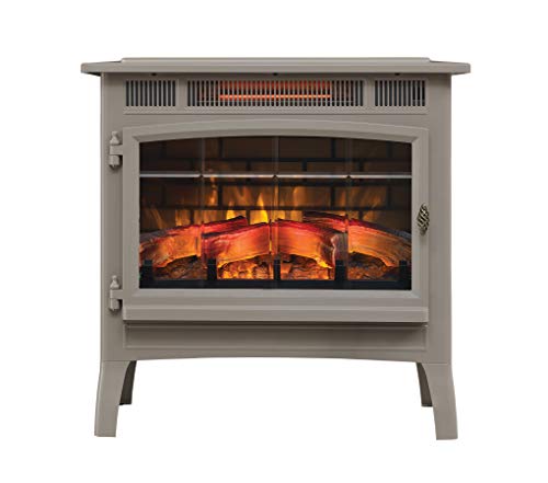 Electric Infrared Quartz Fireplace Stove with 3D Flame Effect U807543
