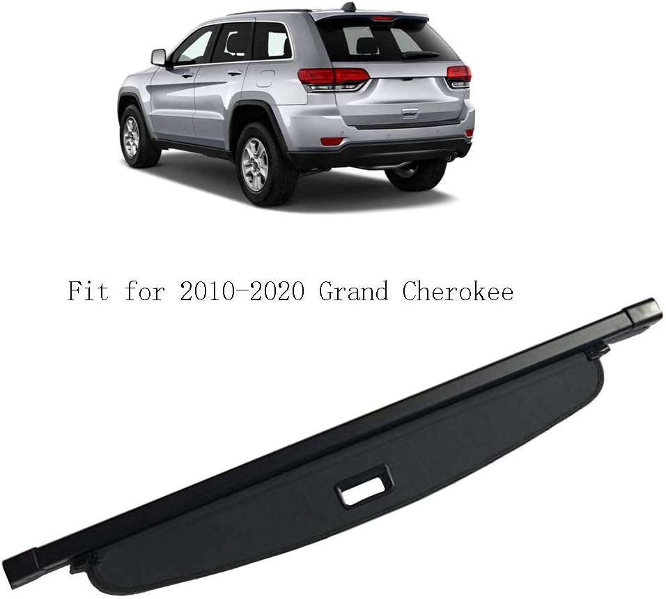 Cargo Cover Trunk Shielding Shade Black J852