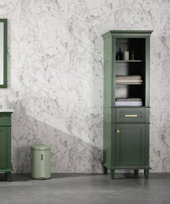 Green Linen Cabinet B4468