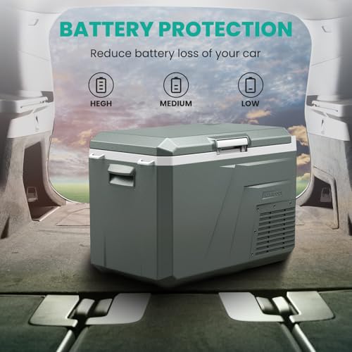 12V Dual Zone 42QT Portable Refrigerator Freezer E98695