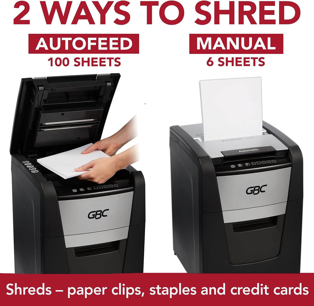 Auto Feed 100 Sheet Micro-Cut Paper Shredder Q739