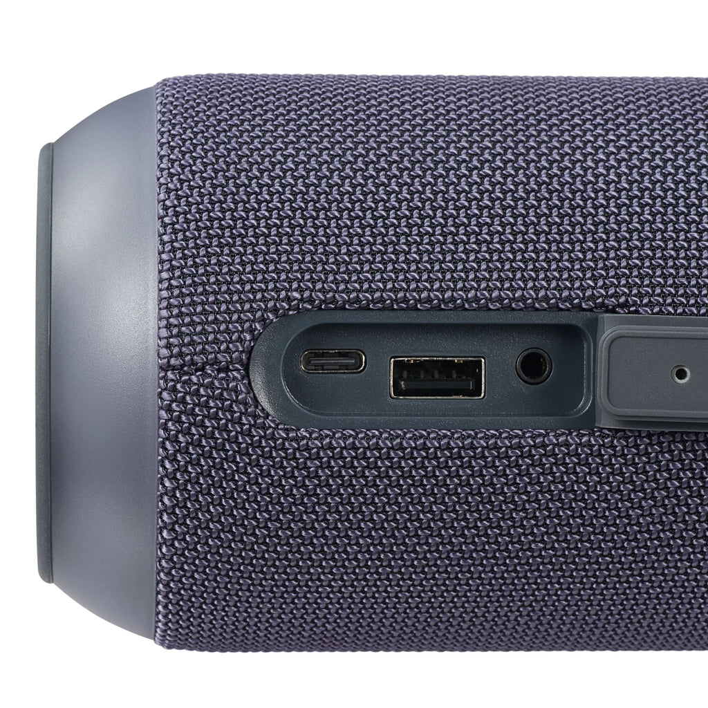 Large Rugged Speaker with LED Lighting, Gray Z172593
