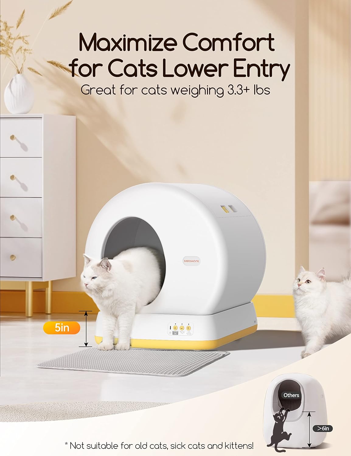 Self-Cleaning Automatic Cat Litter Box H511