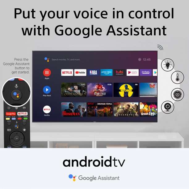 65 Class 4K UHD LED Android Smart TV HDR T615