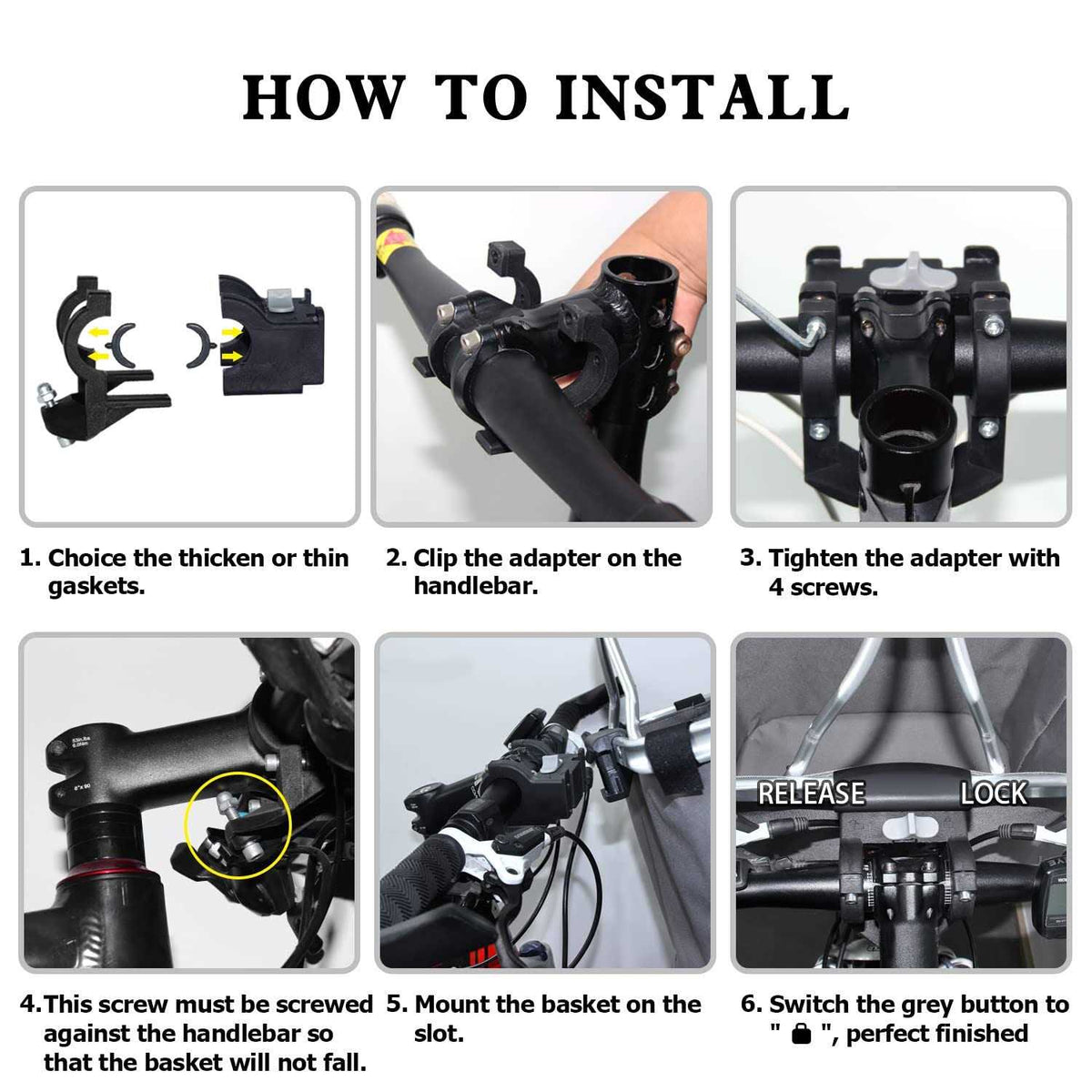Bicycle Handlebar Basket V5067