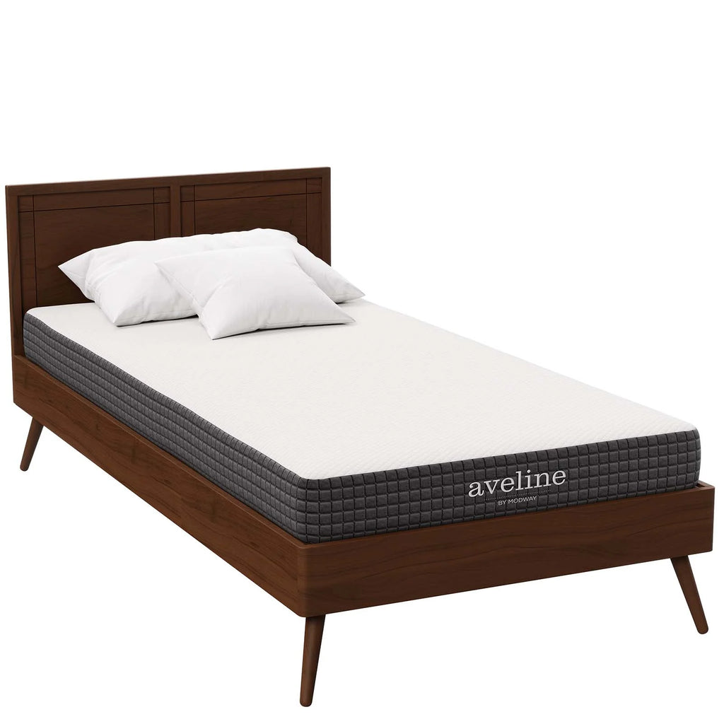 Memory Foam Narrow Twin Mattress in White F618