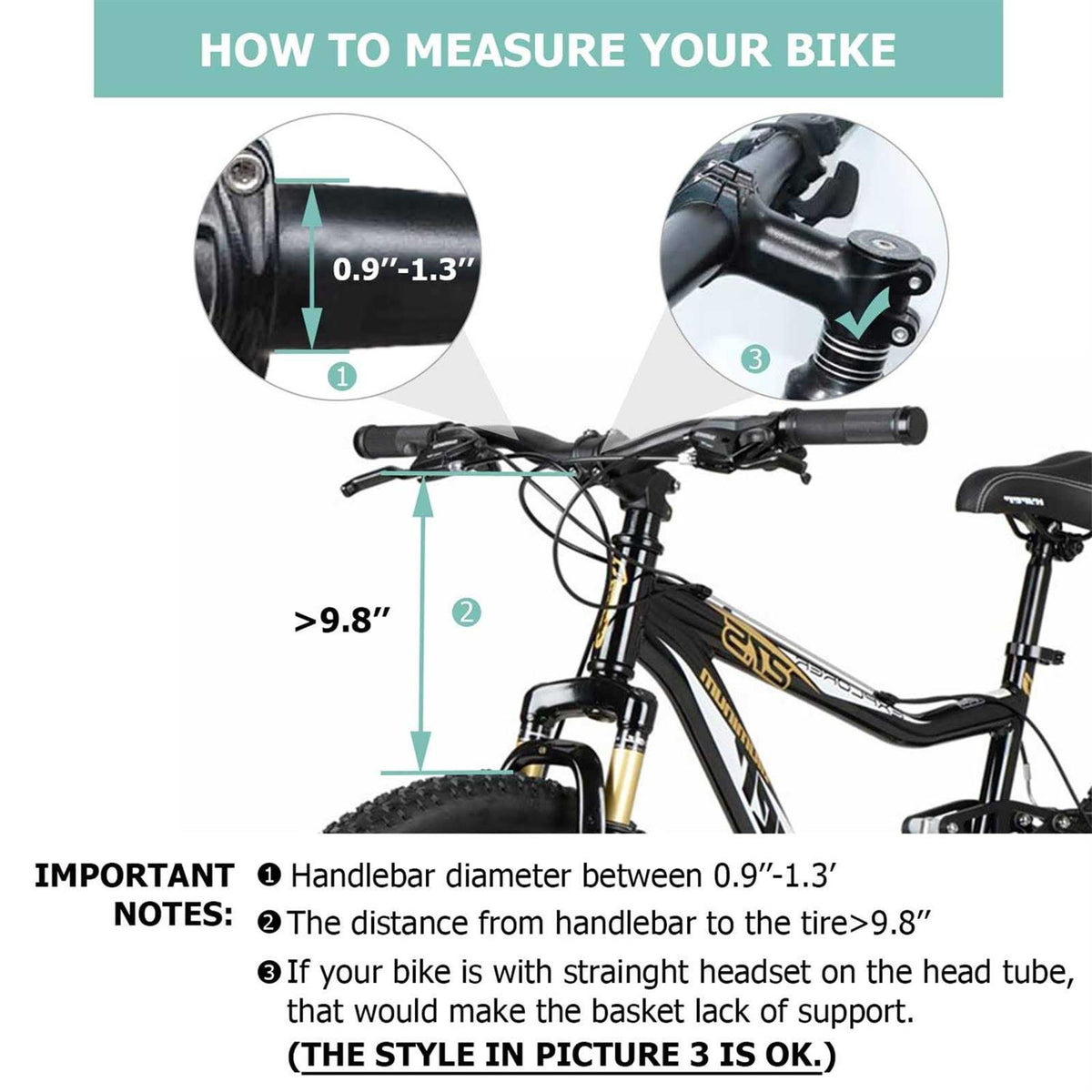 Bicycle Handlebar Basket V5067