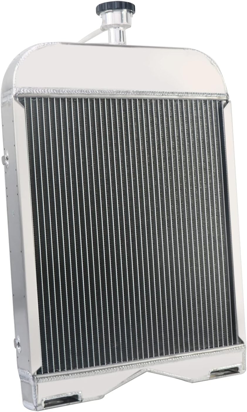 3 Row Aluminum Tractor Radiator With Radiator Cap W6229