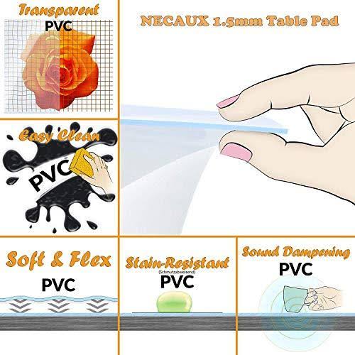 Clear PVC Table Cover Protector 28 x 60 inch E398