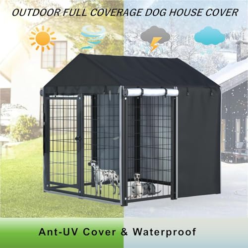 600D Waterproof Dog Kennel Cover P32181