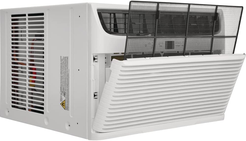 White 8,000 BTU Window-Mounted Slider Casement Air Conditioner Q50498