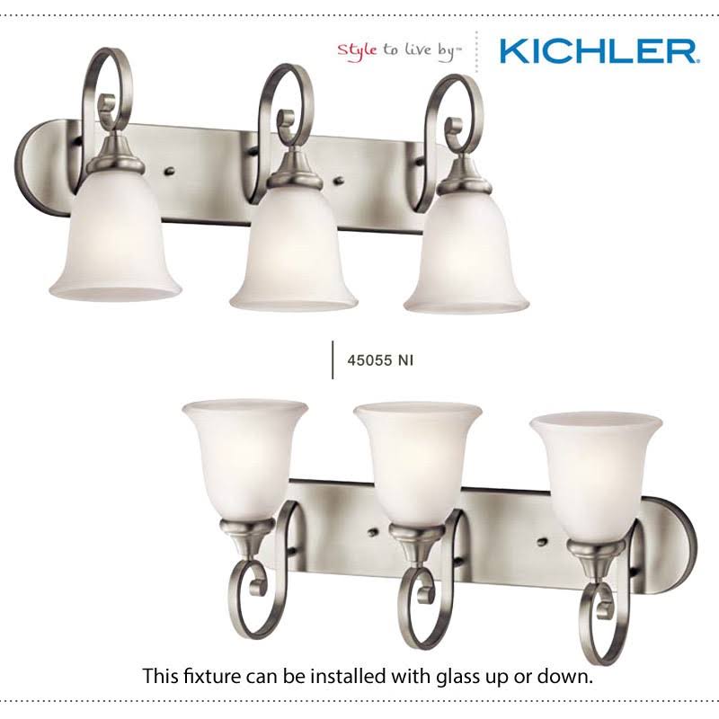 Brushed Nickel Four-Light Bath Fixture Q7777