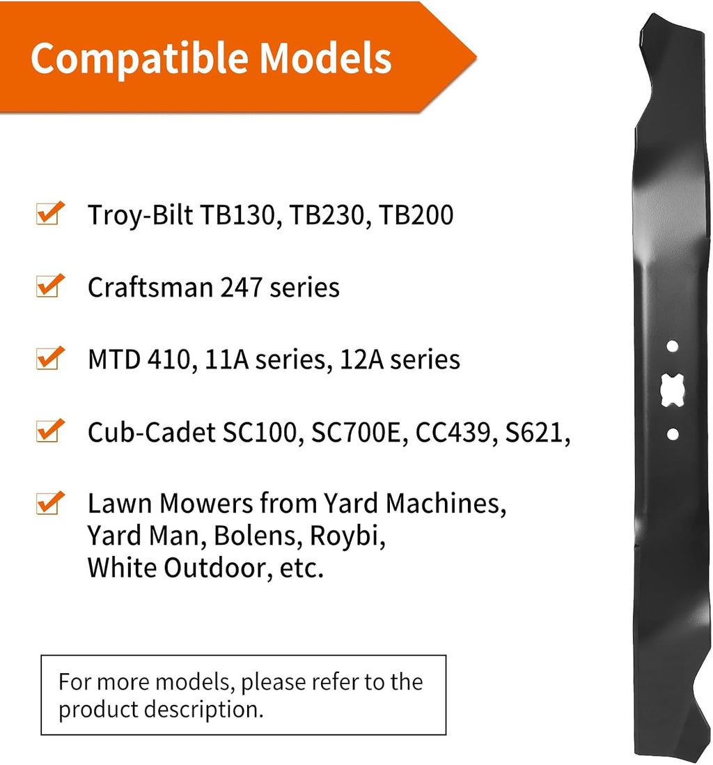 Mower Blade for 21" Deck, 1 Pack Y593