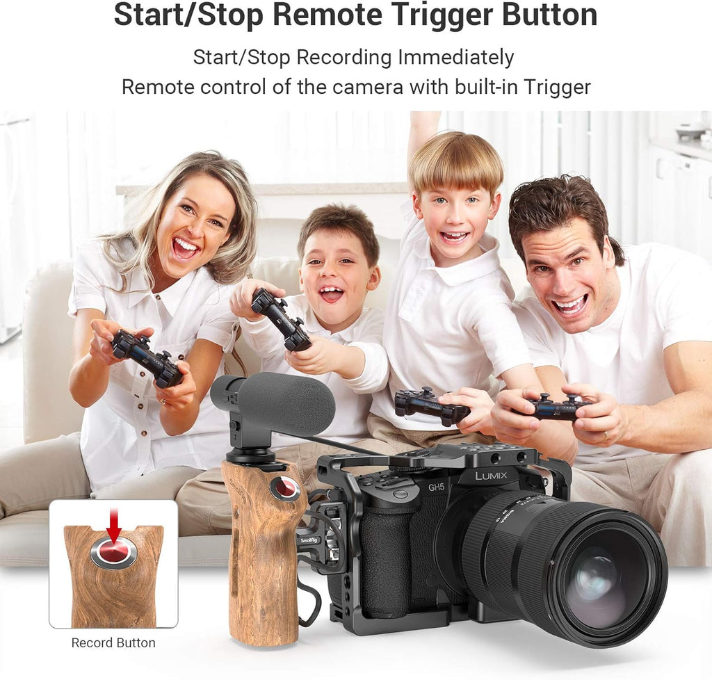 Side Handle with Remote Trigger for Mirrorless Cameras L962