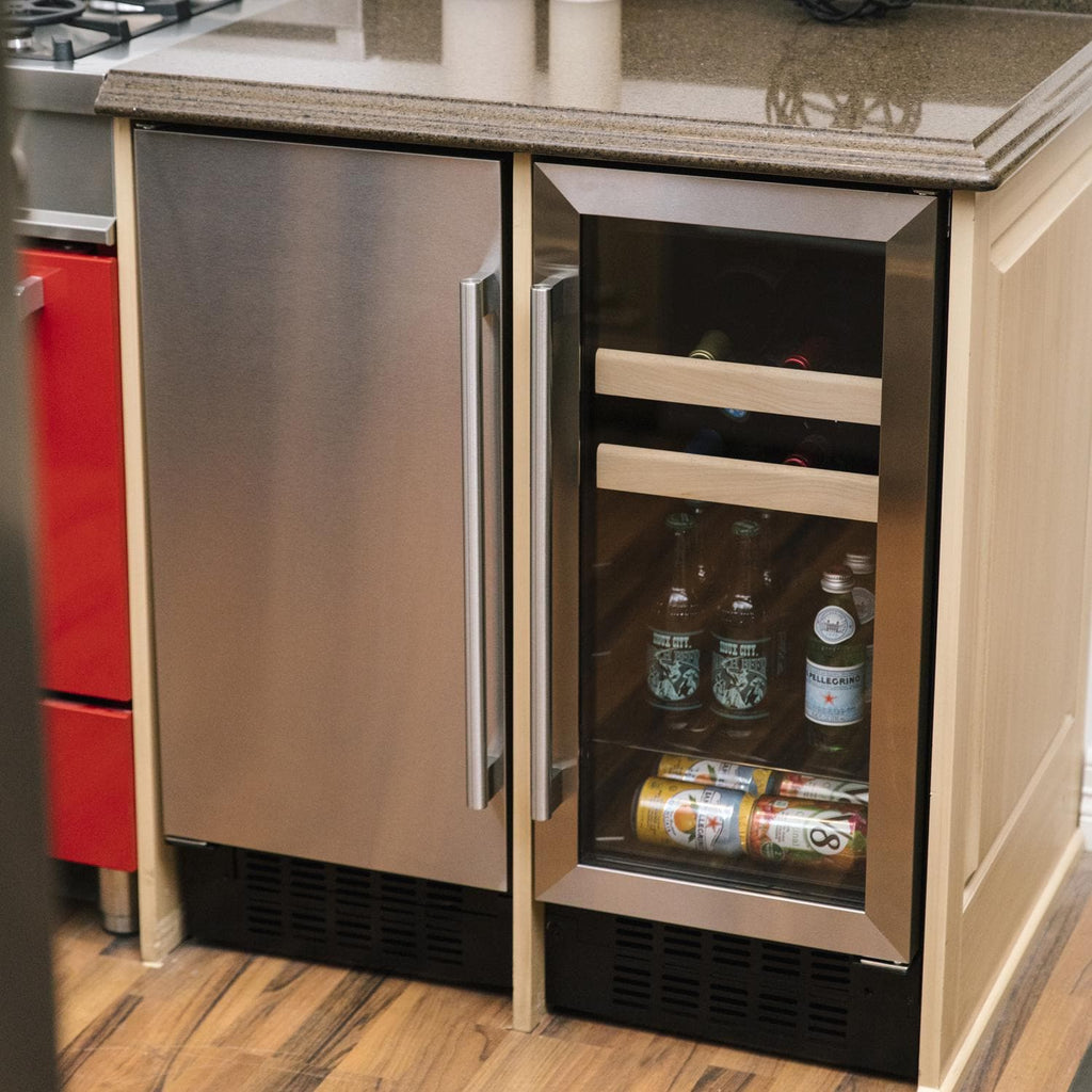 Stainless Steel 15-Inch 3 Cu. Ft. Beverage Center Y45735