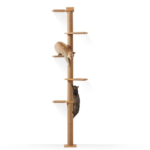 5 Tier Floor to Ceiling Cat Tree Y4859