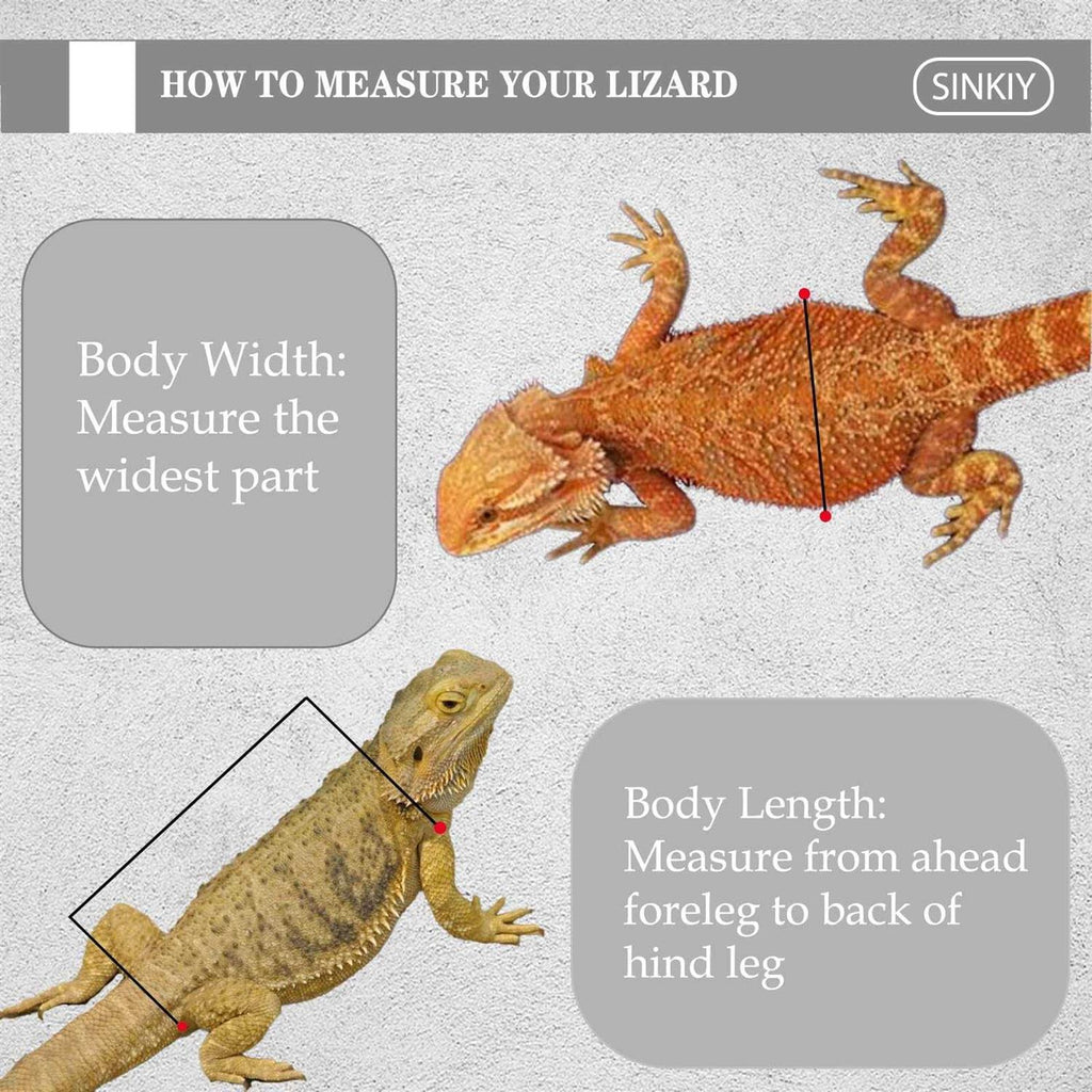 Bearded Dragon Sling Carrier Leather Reptile Pouch V6320