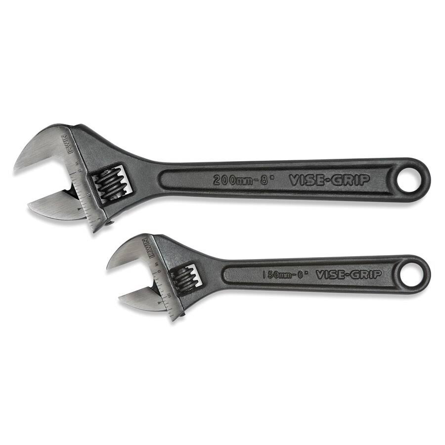 8" Black Oxide Adjustable Wrench Set G248