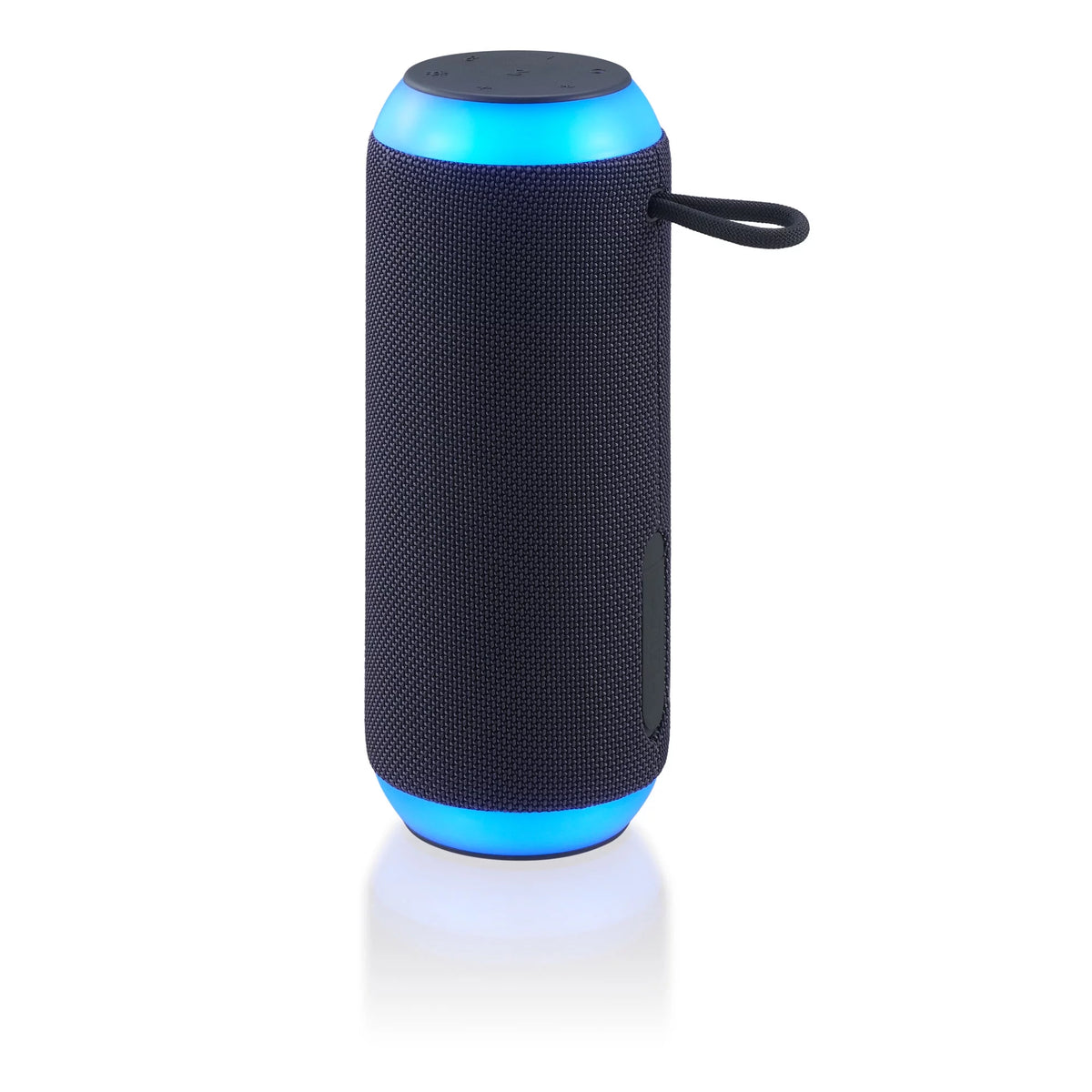 Large Rugged Speaker with LED Lighting, Gray Z172593