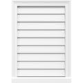 PVC Gable Vent with Brickmould M5058