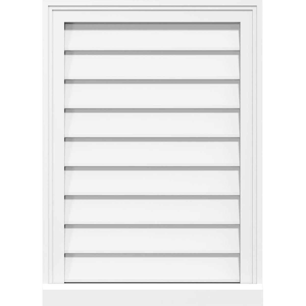 PVC Gable Vent with Brickmould M5058