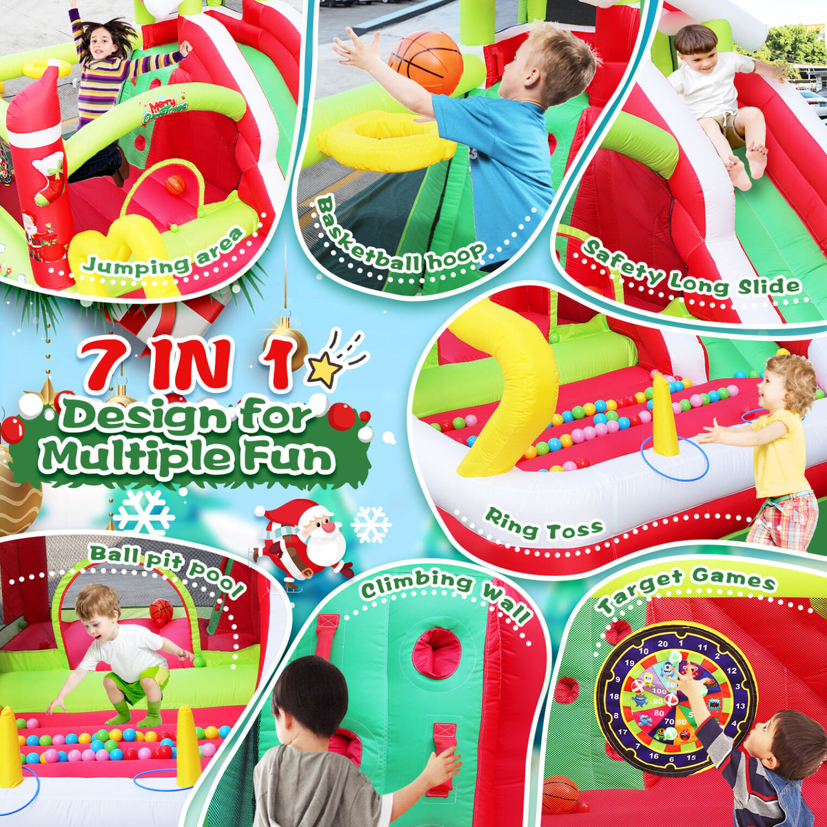Inflatable Bounce House with Blower T353543