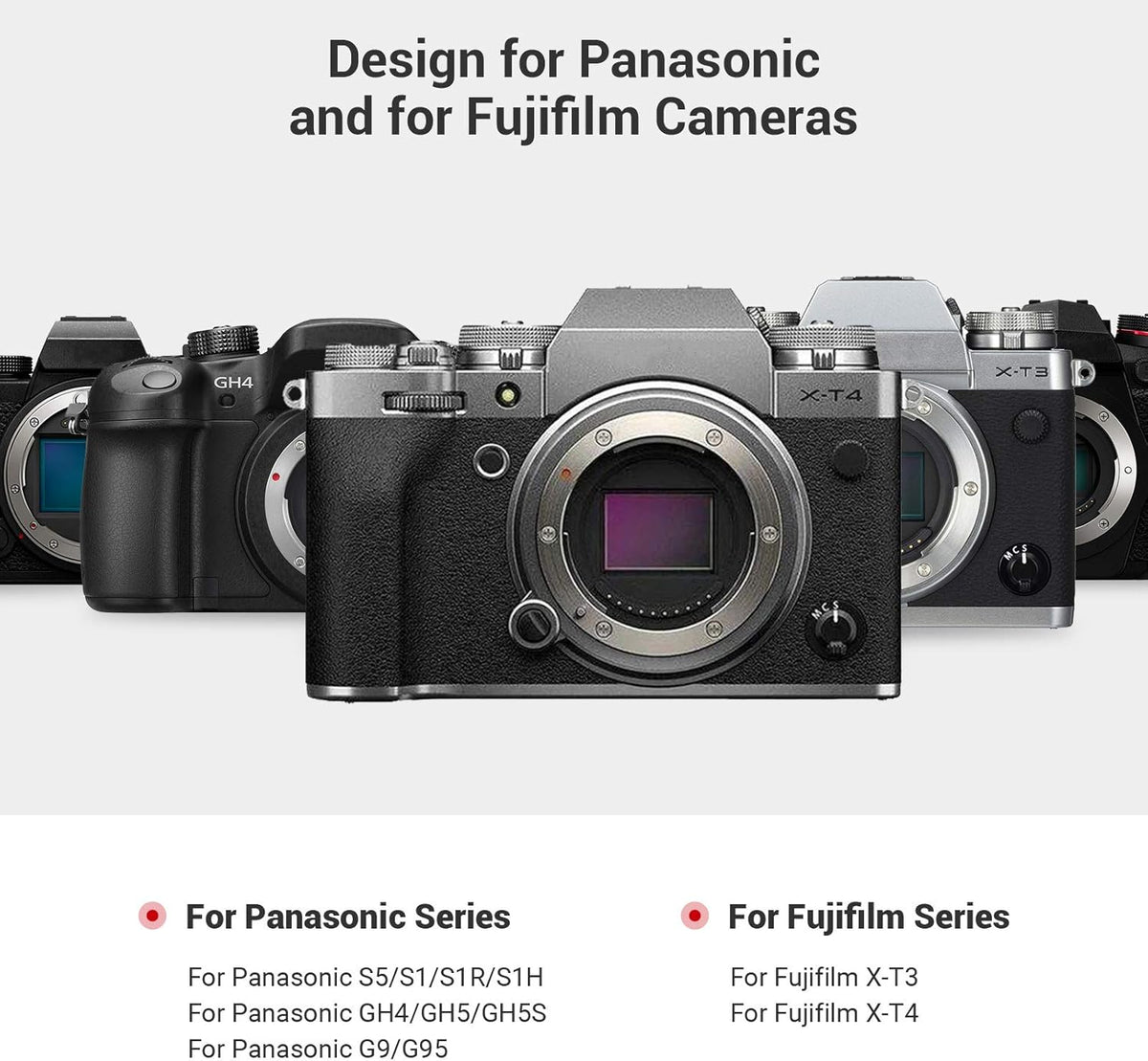 Side Handle with Remote Trigger for Mirrorless Cameras L962