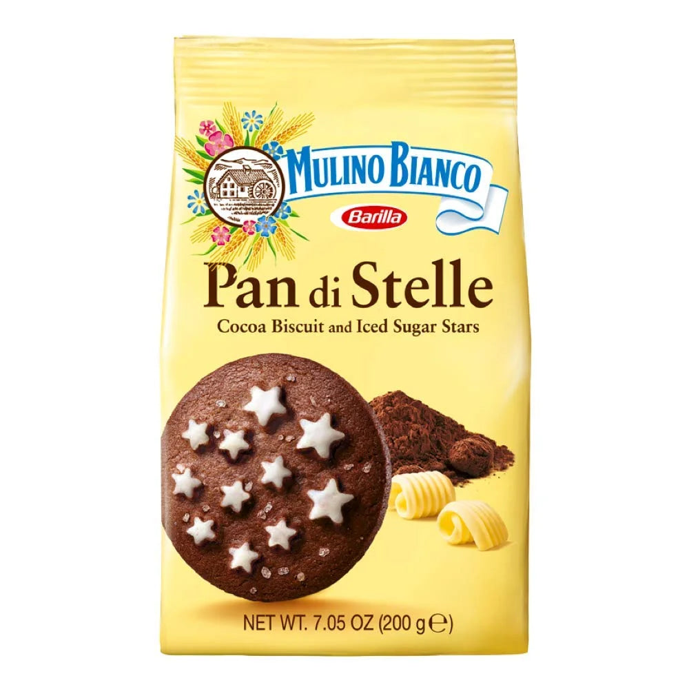 Authentic Italian Chocolate Star Cookies - 4x3-pack (12x7.05oz (200g)) K4806