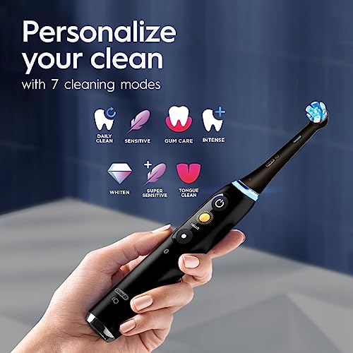 Black Onyx Electric Toothbrush with 3 Replacement Brush Heads T6259