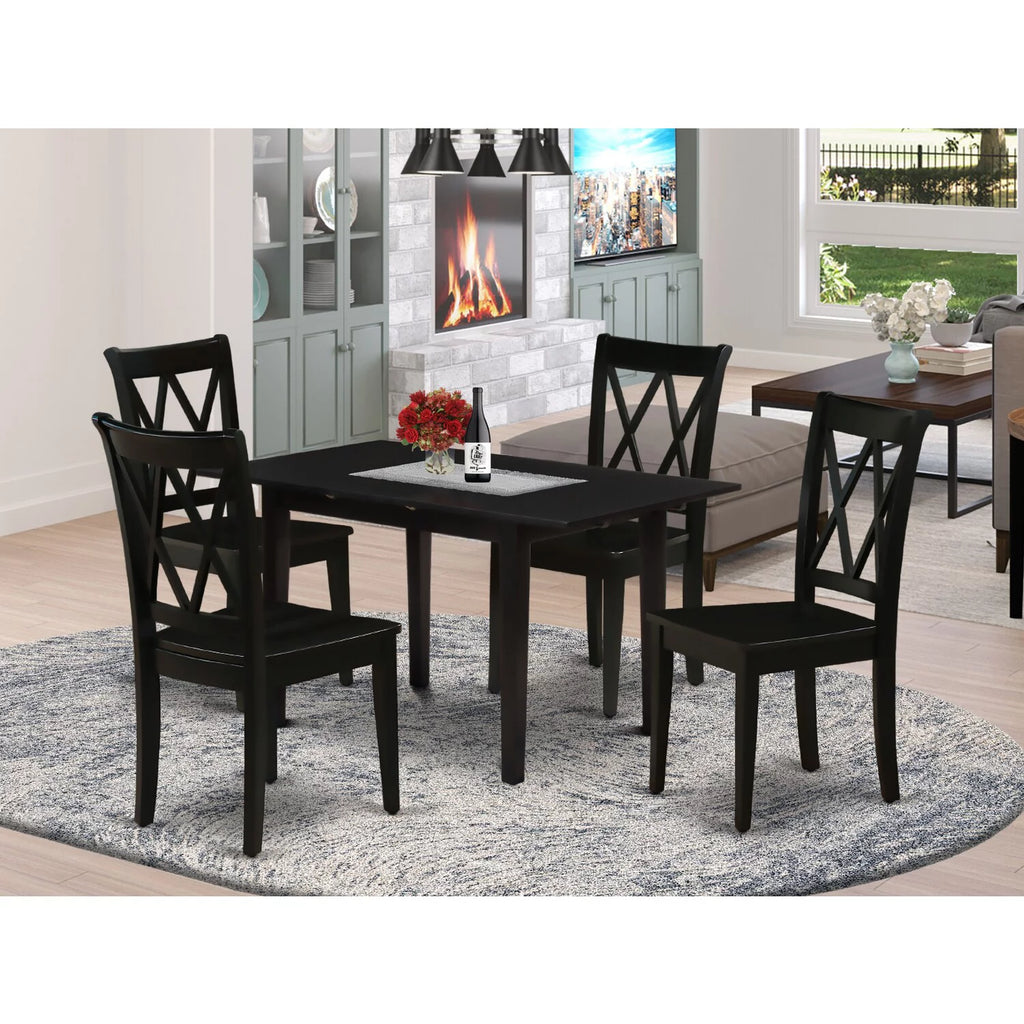 Black Dining Table and Chairs X3172