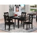 Black Dining Table and Chairs X3172