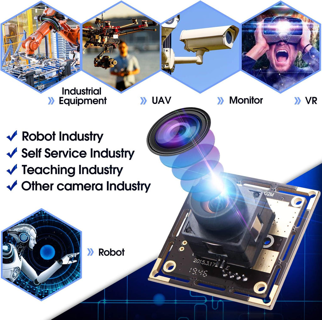 5 Megapixel USB Camera Module with 100 Degree Lens L783