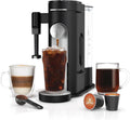 Single-Serve Coffee Maker with Milk Frother, Black Z131599