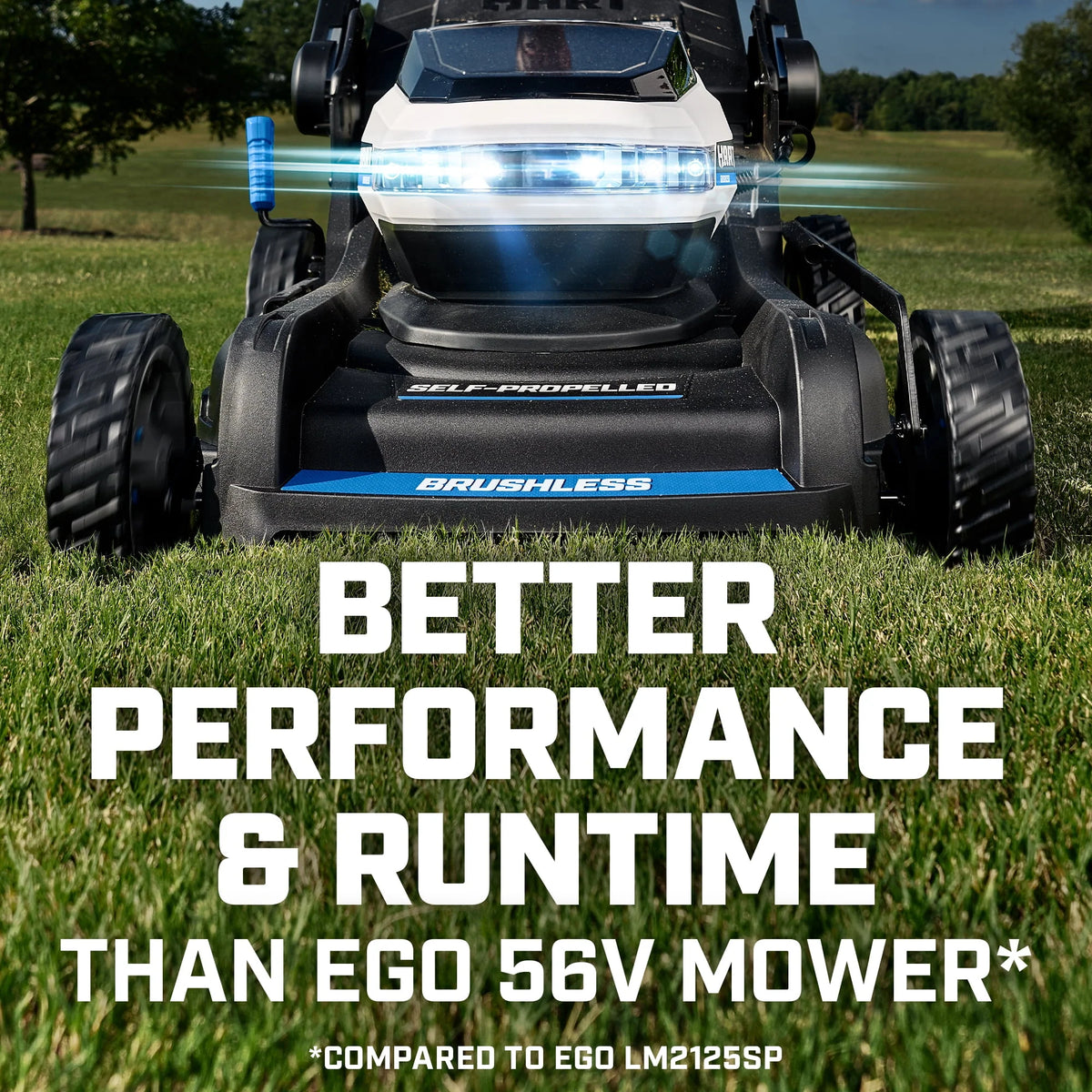 21-inch 3-in-1 Self-Propelled Mower Kit with 6.0Ah Lithium-Ion Batteries E77481