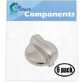 6 Pack Stainless Steel Finish Control Knob F68293