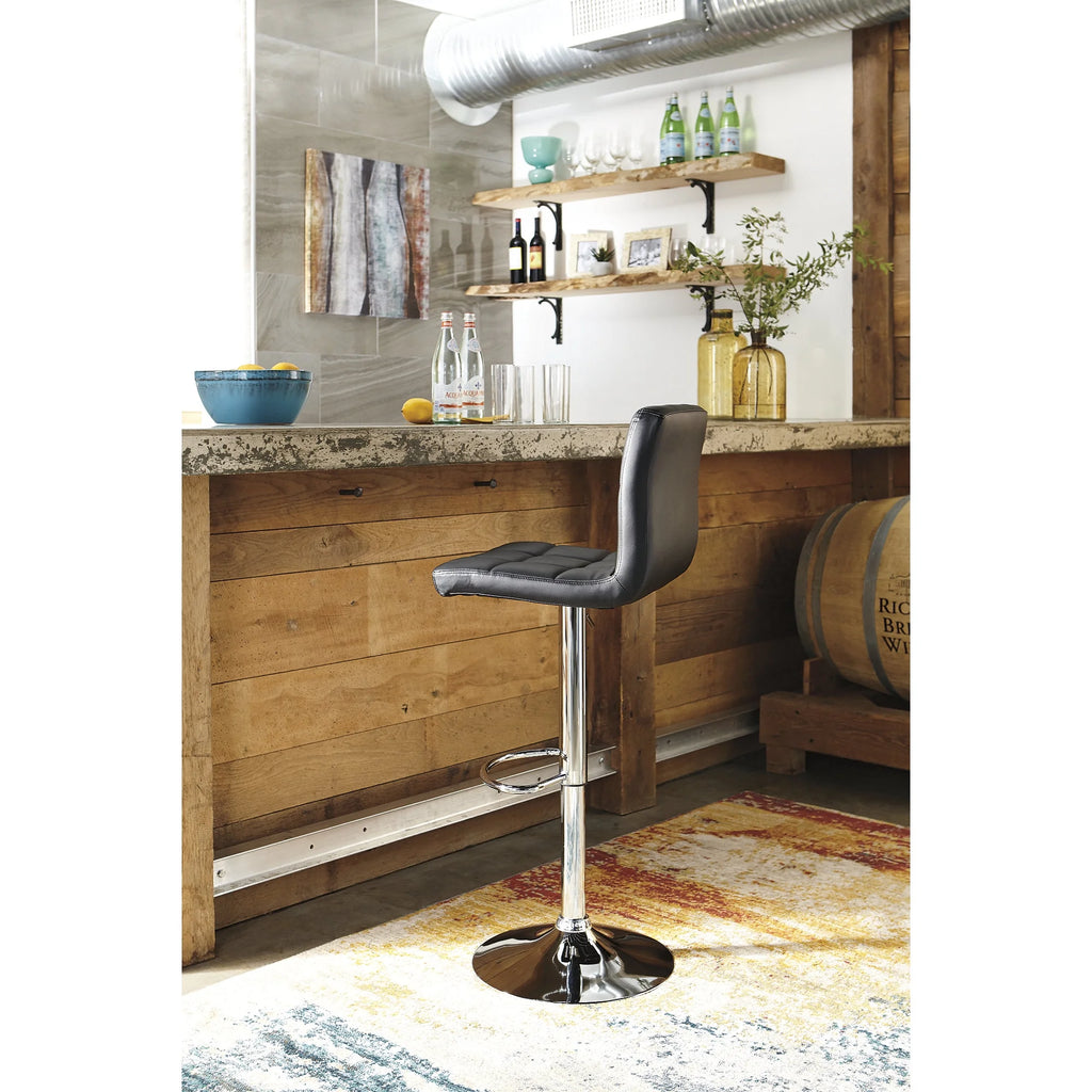 Adjustable Height Swivel Bar Stool Set of 2 Q3665