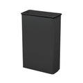 Black 22 gal Fire-Resistant Powder-Coated Steel Waste Basket L20433