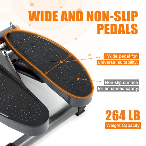 Mini Stair Stepper with Resistance Bands Q6894