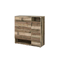 Rustic Gray Oak Cabinet X9828