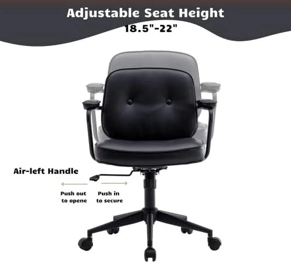 Beige Linen Fabric Armless Office Chair with Wheels N262