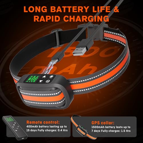 2 in 1 GPS Wireless Dog Fence and Training Collar X354
