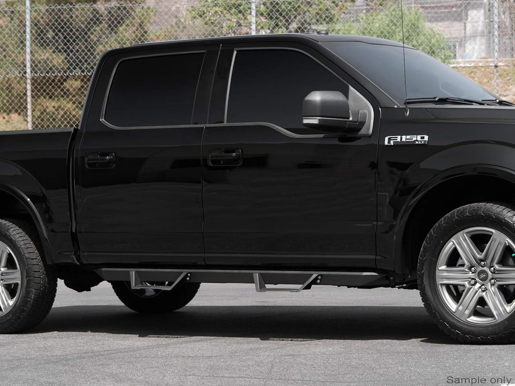 Matte Black Drop Steps for Ford F-150 Super Duty S458