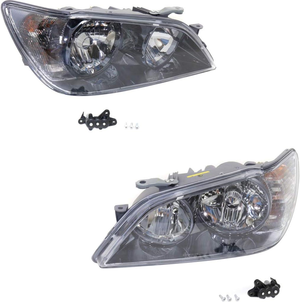For 2004 2005 LEXUS IS300 Head Light Pair Driver and Passenger Side G13965