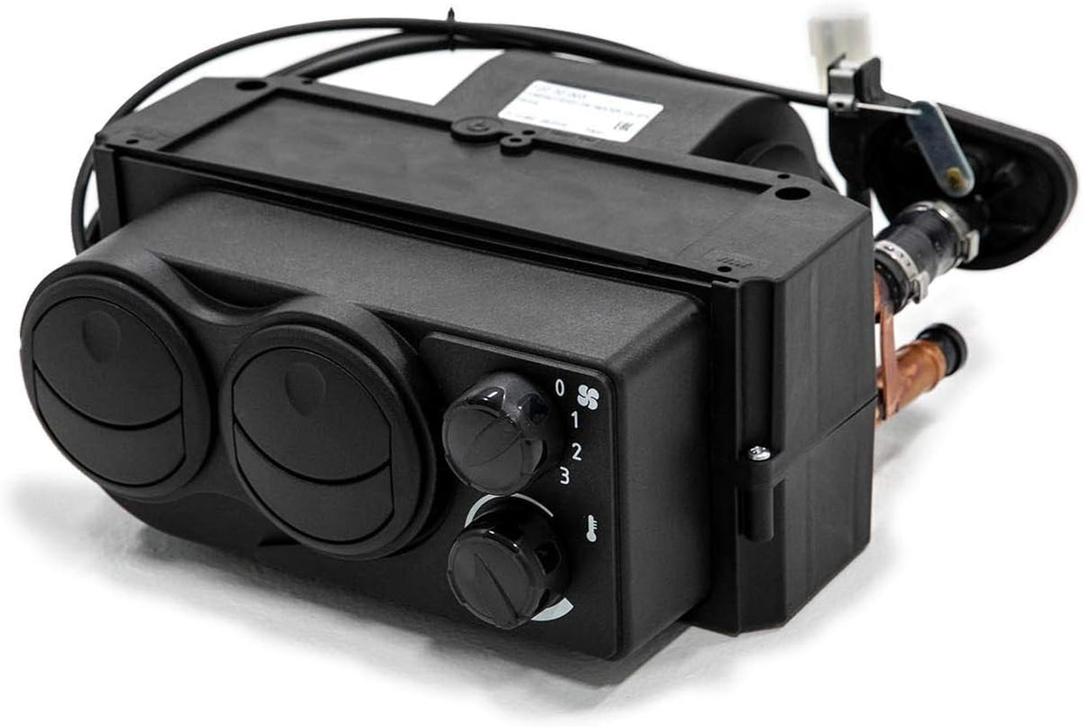 Cab Heater with Defrost Hoses and Vents, 3.4 Amps at 13.7 Volts C104