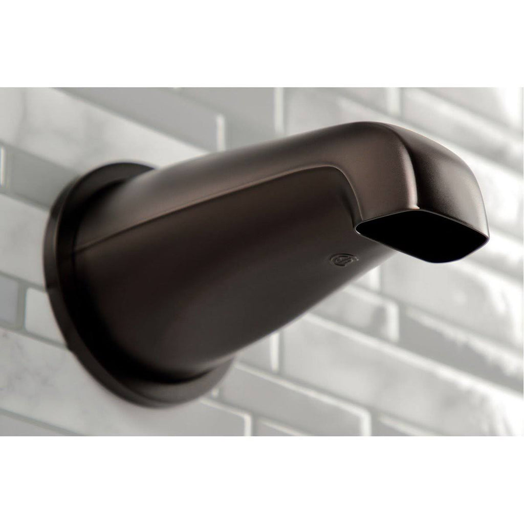 Three Handle Tub and Shower Faucet Matte Black D115943