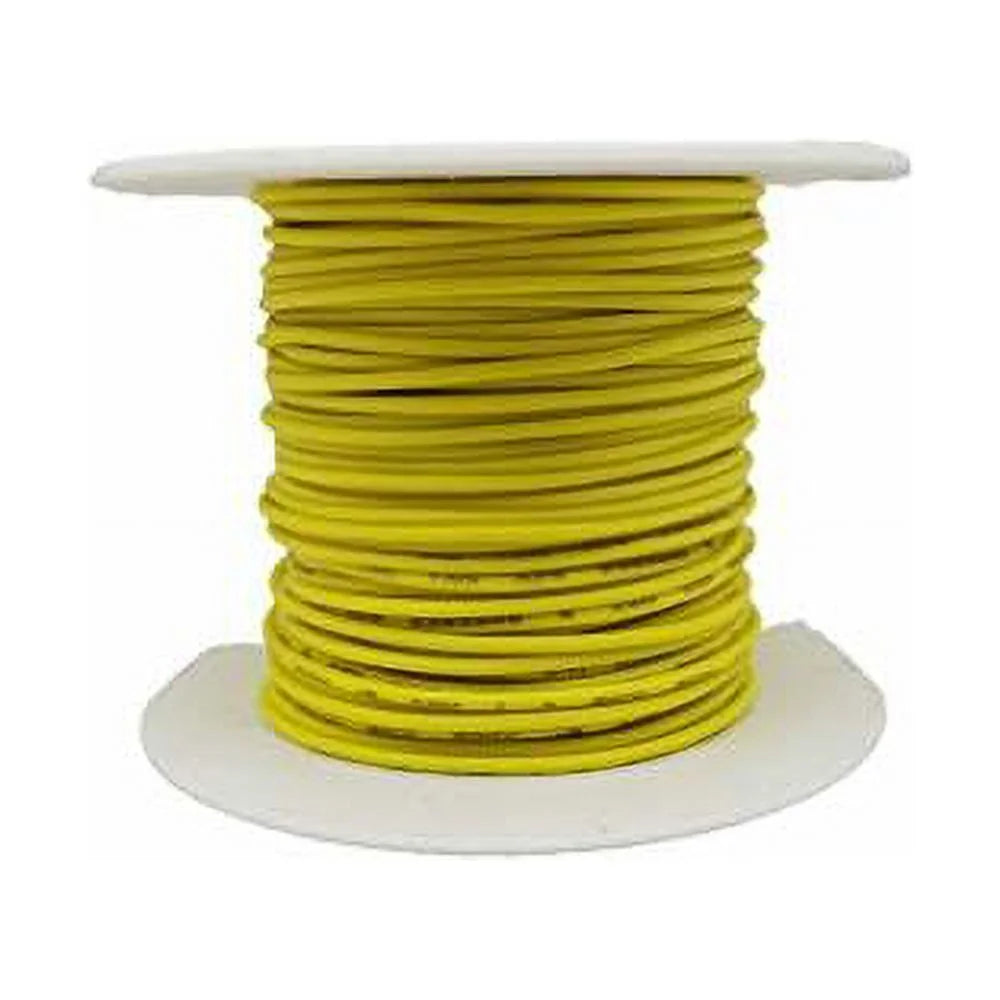 22 AWG Solid Copper Wire with Yellow PVC Insulation C609