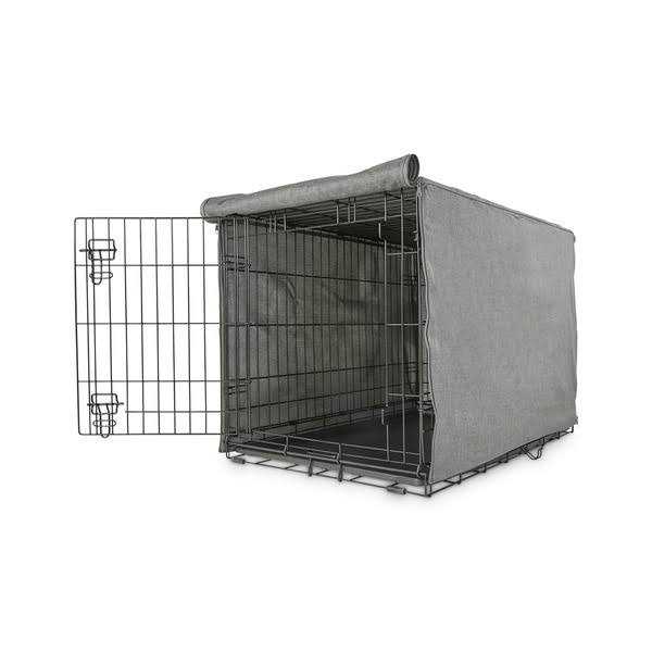 Grey Dog Crate Cover I9504