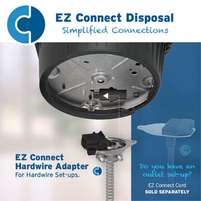 3/4 HP Continuous Feed Garbage Disposal with Dishwasher Connector Kit M4503