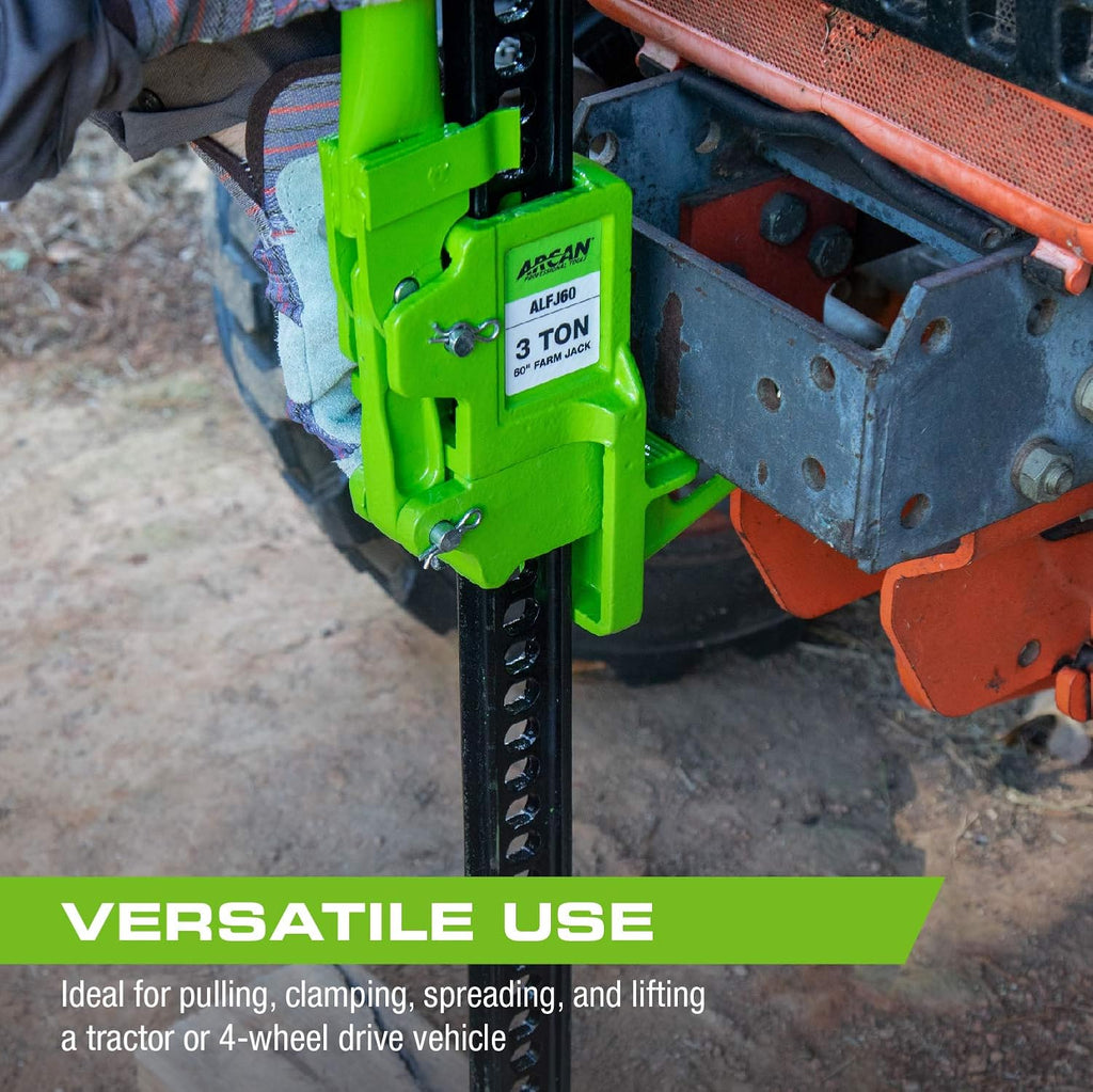 60-Inch Heavy Duty Farm Jack with Ratcheting Design B5049