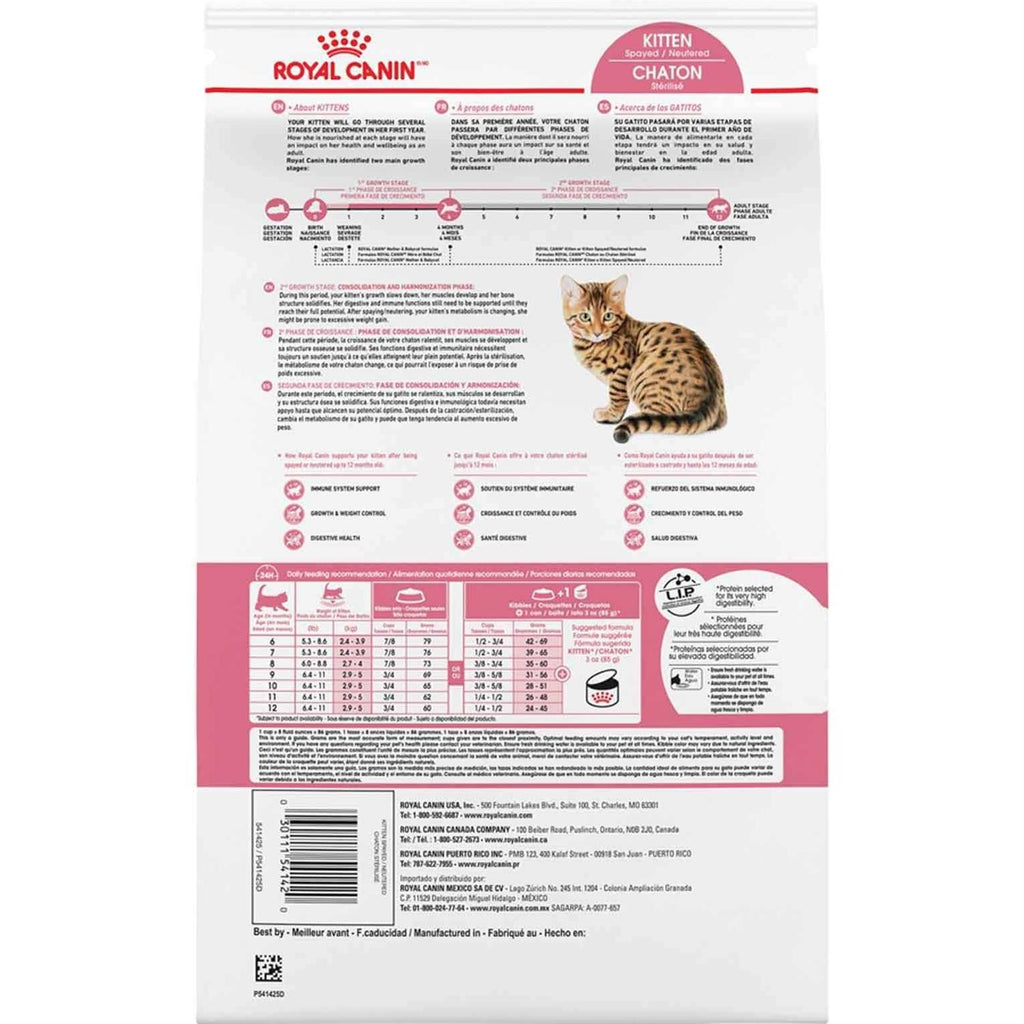 Kitten Spayed/Neutered Dry Cat Food T9428